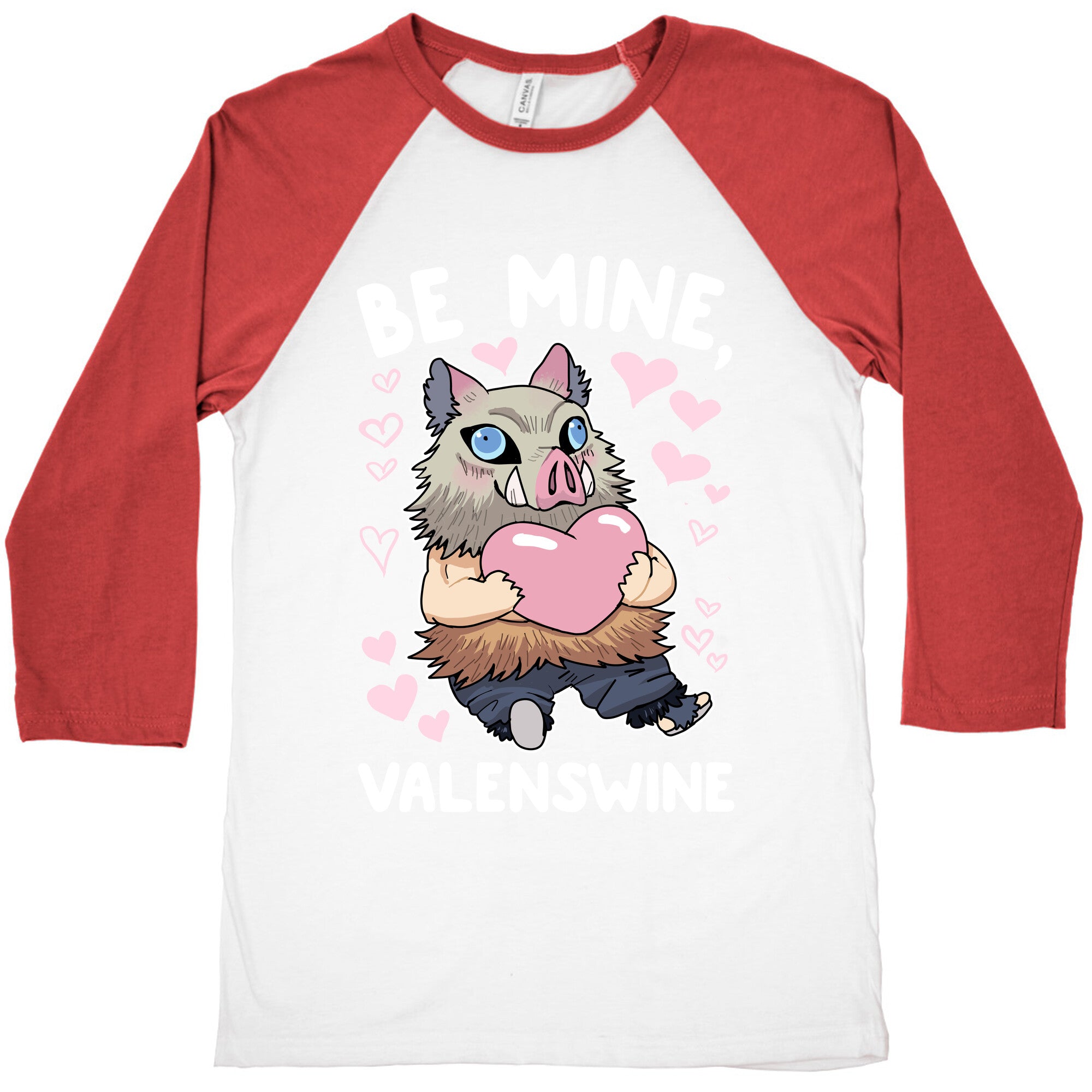 Be Mine, Valenswine Baseball Tee